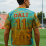 World Cup Art Mundial - Salvador Dali Style - Spain- Reloj- Recycled unisex sports jersey