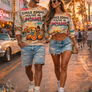 Smile Mami Your're in Miami - Unisex cotton sweatshirt