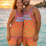 Cool & Mexican Sunset Cacti - All-Over Print Recycled Swim Trunks
