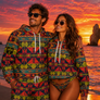 Aztec Cabo Sunset Fun - Unisex Hoodie