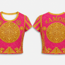Mexico Mi Amor - All-Over Print Crop Tee