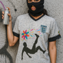 World Cup Art Mundial -England - Banksy style - Recycled unisex sports jersey