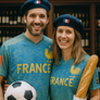 World Cup Art Mundial - Claude Monet Style - France - Recycled unisex sports jersey