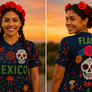 El Tri - Limited Edition - Dia de Muertos Flaca - Recycled unisex sports jersey