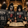 KISS Neshikah Jewish Simons and Stanley - Recycled baseball jersey