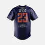 Classic Navy - MADRES02 - San Diego Padres Fan Jersey Mock Fun - Neon orange