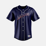 Classic Navy - MADRES02 - San Diego Padres Fan Jersey Mock Fun - Neon orange
