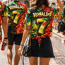 Portugal 7 Ronaldo Street Art Graffiti - Recycled unisex sports jersey