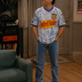 SPENGLISH (ñ) x Seinfeld USA ASSMAN nostalgia and Happiness homage - Recycled unisex sports jersey