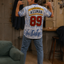 SPENGLISH (ñ) x Seinfeld USA ASSMAN nostalgia and Happiness homage - Recycled unisex sports jersey