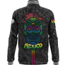 SPENGLISH Mexico Soccer Track Jacket Mexico National Team Seleccion Mexicana USA - Dia de los Muertos Neon Graffiti Day of the Dead
