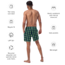 Cool & Mexican Neon Cacti - All-Over Print Recycled Swim Trunks