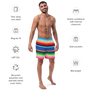 Cool & Mexican Poncho - All-Over Print Recycled Swim Trunks