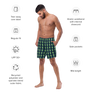 Cool & Mexican Neon Cacti - All-Over Print Recycled Swim Trunks