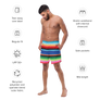 Cool & Mexican Poncho - All-Over Print Recycled Swim Trunks