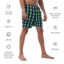 Cool & Mexican Neon Cacti - All-Over Print Recycled Swim Trunks