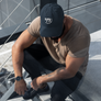 CHAI - High anxiety. -Distressed Dad Hat