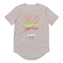 Disco Burrito - Men's Curved Hem T-Shirt