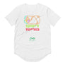 Disco Burrito - Men's Curved Hem T-Shirt