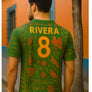 World Cup Art Mundial - Diego Rivera Style- Mexico Folk - Recycled unisex sports jersey