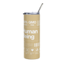 100% human - nutriish - Stainless steel tumbler