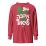 All you need is Ahava and Tacos - Hooded long-sleeve tee