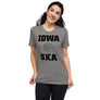 Iowa Ska - Ayahuasca - Iowa State Mock fun - Short sleeve t-shirt