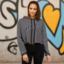 MADRES - san diego - Crop Hoodie