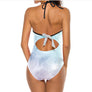 Habibae cotton candy - Women's Deep V Neckline One Piece Swimsuit Bathing Suit