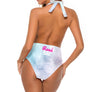 Rosé Bae - Women's One Piece Swimsuit High-Cut V