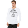 Estar Healthy is the Shit - Long Sleeve Fitted Crew