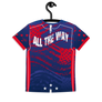 USA ALL THE WAY - Youth crew neck t-shirt