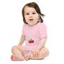 Don't be mad at me cuz I'm a little cooler - Baby short sleeve one piece