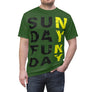 SUNDAY FUNDAY Unisex AOP Cut & Sew Tee