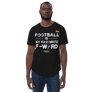 Football is my favorite F word - Men's Curved Hem T-Shirt