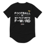 Football is my favorite F word - Men's Curved Hem T-Shirt