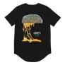 Bore peri Ha quesadilla - בְ ו רֵ א   פְ רִ י הָקָסַאדִייֳס  - Men's Curved Hem T-Shirt
