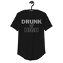 drunk and high - Men's Curved Hem T-Shirt