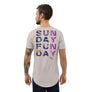 SUNDAY FUNDAY - Men's Curved Hem T-Shirt