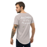 SOLOMUN is still playing - Men's Curved Hem T-Shirt