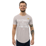 Football is my favorite F word - Men's Curved Hem T-Shirt