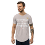 Football is my favorite F word - Men's Curved Hem T-Shirt