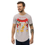 Bore Peri Ha Chilaquiles - בְ ו רֵ א פְ רִ י ה הָצ׳ִילָאקִילֶס - Men's Curved Hem T-Shirt