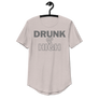 drunk and high - Men's Curved Hem T-Shirt