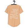 Tequila doesn't solve all your problems but it's worth a shot - Men's Curved Hem T-Shirt