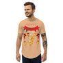 Bore Peri Ha Chilaquiles - בְ ו רֵ א פְ רִ י ה הָצ׳ִילָאקִילֶס - Men's Curved Hem T-Shirt