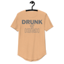 drunk and high - Men's Curved Hem T-Shirt