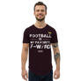 Football is my favorite F word - Men's Curved Hem T-Shirt