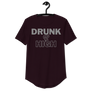 drunk and high - Men's Curved Hem T-Shirt