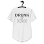 drunk and high - Men's Curved Hem T-Shirt